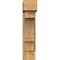 Ekena Millwork Balboa Block Rough Sawn Bracket w/ Offset Brace, Western Red Cedar, 8"W x 24"D x 36"H BKT0806X24X36BOA05RWR - alternate 3